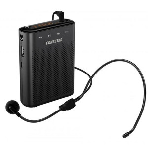 Amplificador portatil fonestar alta - voz - 30 - altavoz y microfono - 30 w - usb - micro sd - mp3 - grabador -  reproductor - p D