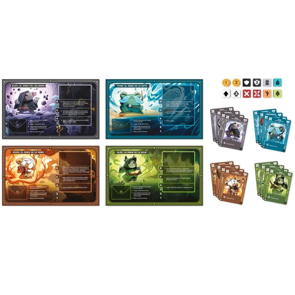 Juego de mesa dominio de los elementos M 2