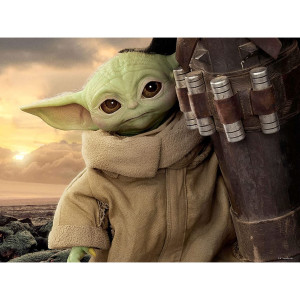 Puzle lenticular prime 3d 500 piezas the mandalorian el mandaloriano grogu ii H