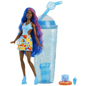 Muñeca barbie pop reveal mattel aroma de frutas ponche de frutas D