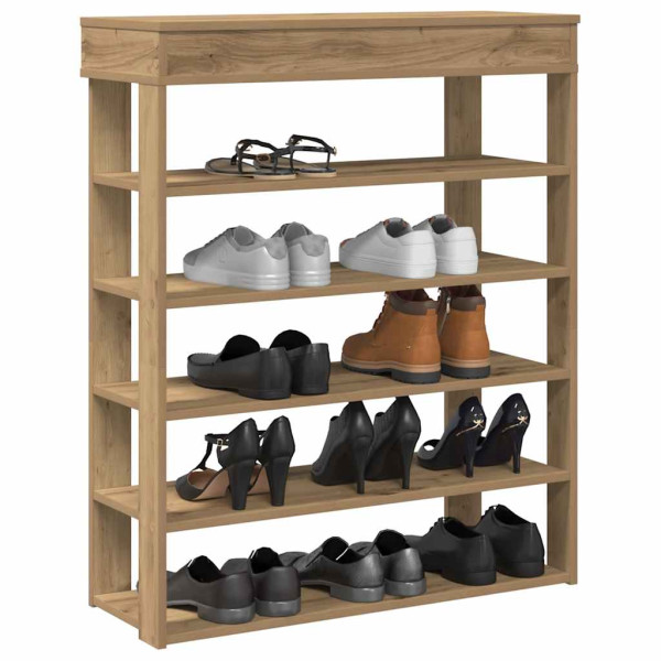 Zapatero artesanal de madera contrachapada 80x30x98 cm D