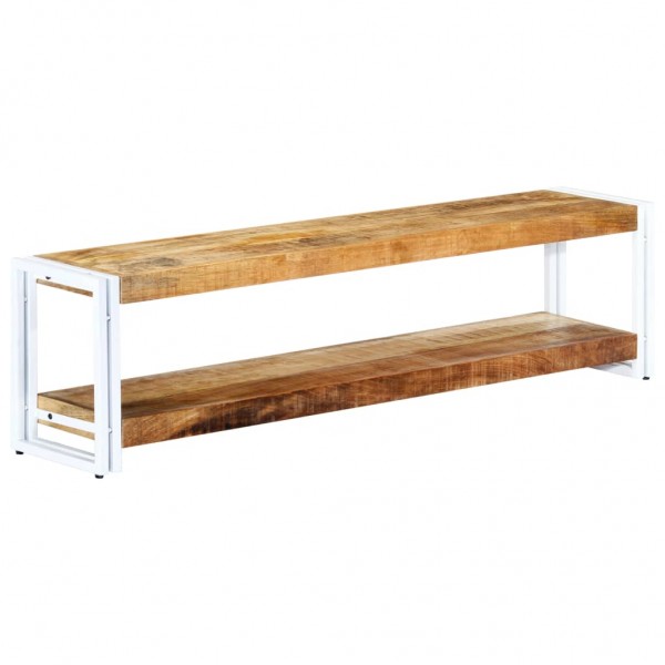 Mueble para TV de madera maciza de mango 150x30x40 cm D