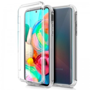 Funda COOL Silicona 3D para Samsung A715 Galaxy A71 (Transparente Frontal + Trasera) D