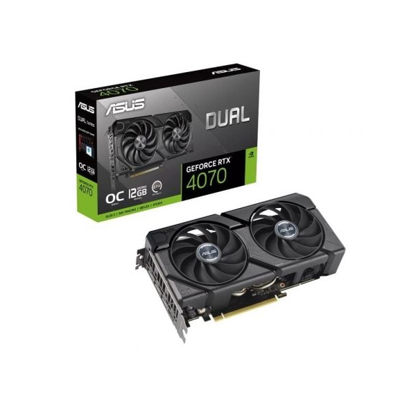 Tarjeta gráfica asus dual geforce rtx 4070 evo oc edition/ 12gb gddr6x D