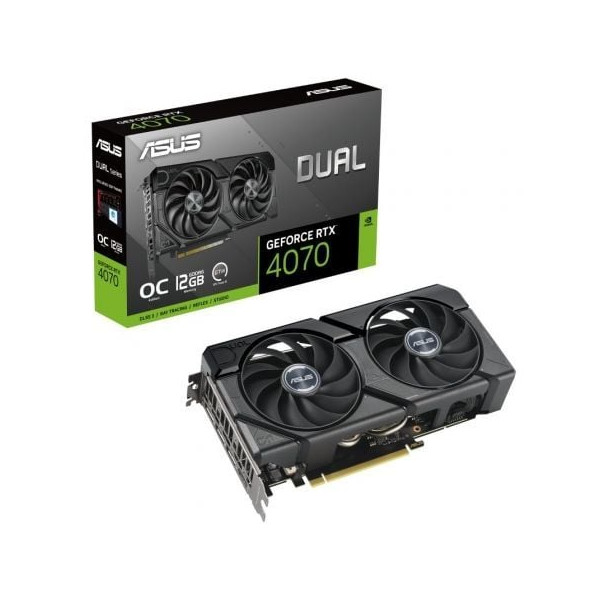 Tarjeta Gráfica Asus Dual Geforce RTX 4070 12GB GDDR6 D