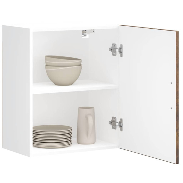 Armario de pared cocina Porto madera ingeniería roble ahumado Armario de pared cocina Porto madera ingeniería roble ahumado D