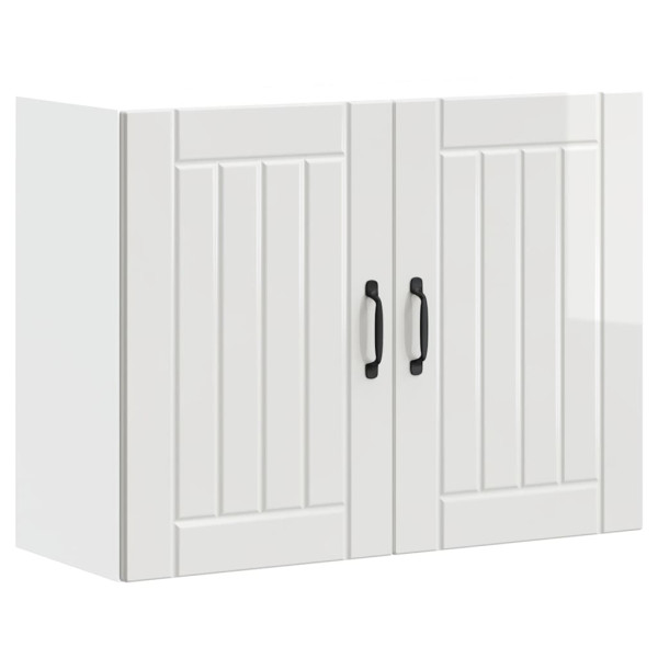 Armario de pared de cocina Lucca blanca de alto brillo Armario de pared de cocina Lucca blanca de alto brillo D