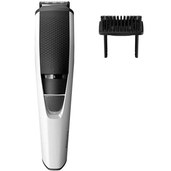 Cortapelos philips beardtrimmer bt3206 - 14 blanco 10 ajust. 1mm - recorta barba - cabezal lavable - 45min D