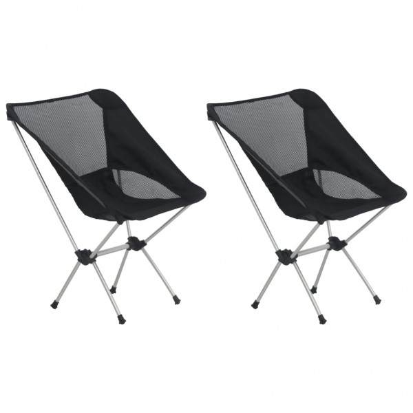 Cadeiras de campismo dobráveis de 2 polegadas com saco de alumínio de 54x50x65 cm D