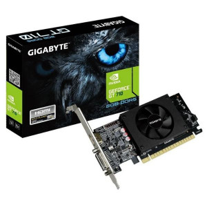 Tarjeta grafica gigabyte nvidia g - force gt 710 - d5 2gb gddr5 dual - link dvi - i hdmi D