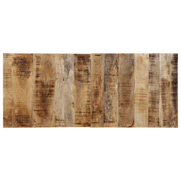 Cabecero de cama 120 cm madera maciza de mango rugoso Cabecero de cama 120 cm madera maciza de mango rugoso D