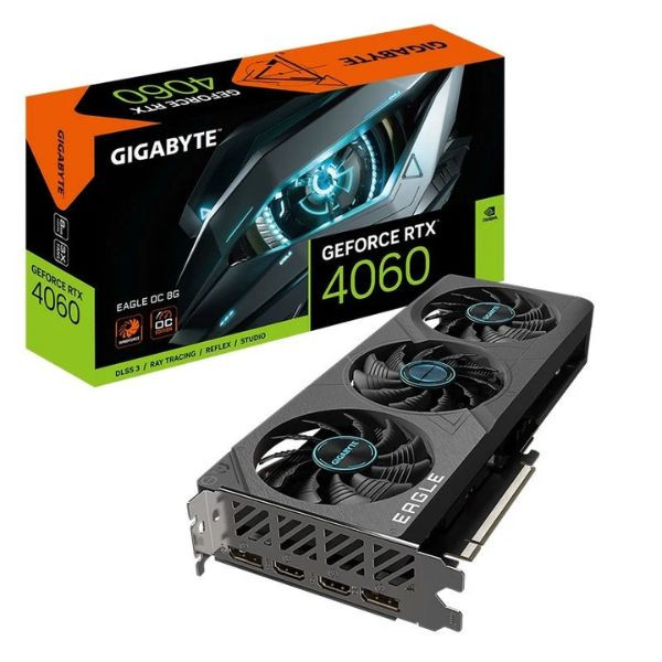 Tarjeta grafica Gigabyte RTX4060 Eagle OC 8GB GDDR6 D