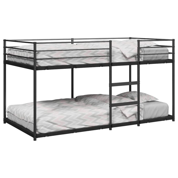 Litera sin colchón acero negro 107x203 cm D