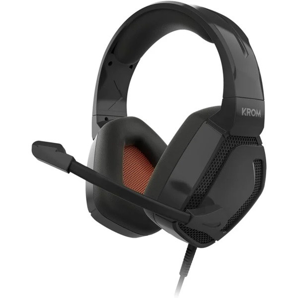 Auriculares Gaming con micrófono Krom Kopa Pro negro D