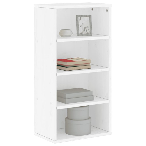 Mueble auxiliar ODDA blanco 40x24x79 cm madera maciza de pino Mueble auxiliar ODDA blanco 40x24x79 cm madera maciza de pino D