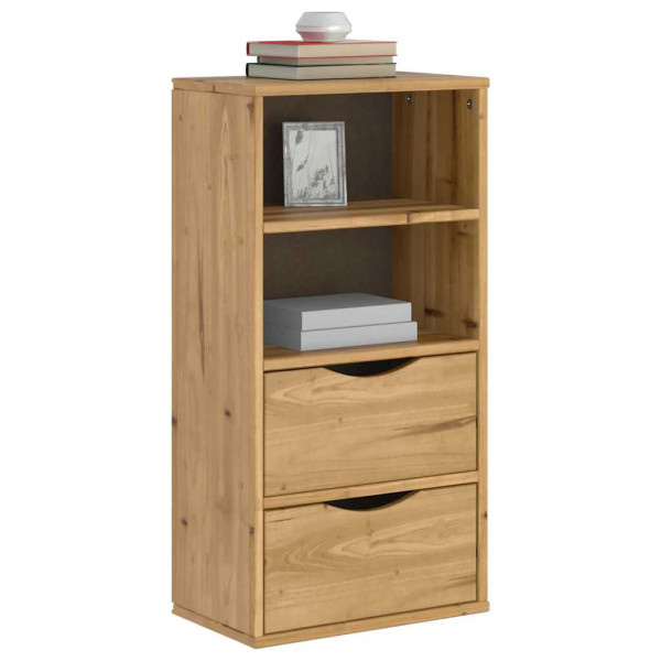 Mueble auxiliar con cajones ODDA 40x24x79 cm madera maciza pino Mueble auxiliar con cajones ODDA 40x24x79 cm madera maciza pino D