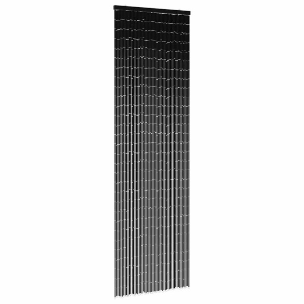 Cortina para puerta insectos gris claro 56x185cm bambú D