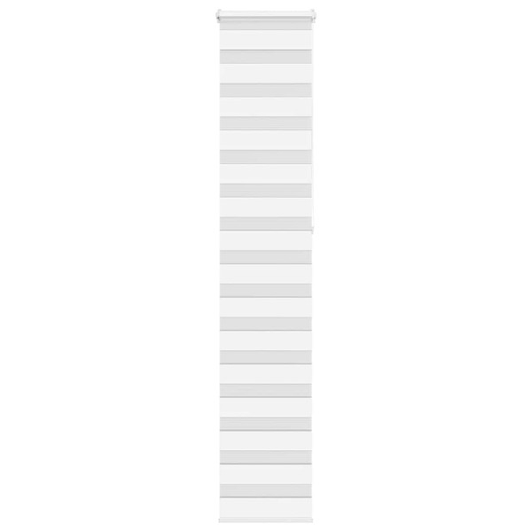 Estor cebra blanco 45x230 cm tejido ancho 40.9 cm poliéster D
