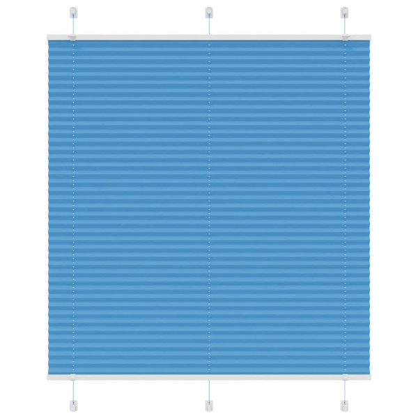 Estor Plisado azul 115x100 cm Tela Ancho 114.4 cm Poliéster D