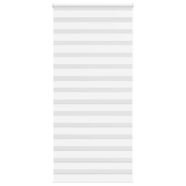Estor cebra blanco 105x230 cm tejido ancho 100.9 cm poliéster D