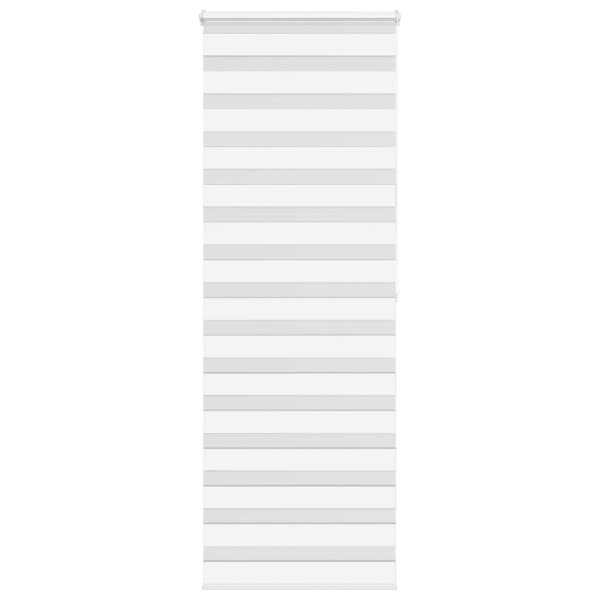 Estor cebra blanco 90x200 cm tejido ancho 85.9 cm poliéster D