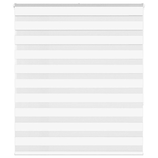 Estor cebra blanco 135x150 cm tejido ancho 130.9 cm poliéster D