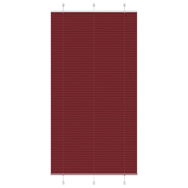 Estor Plisado rojo burdeos 105x200 cm Tela Ancho 104.4 cm D