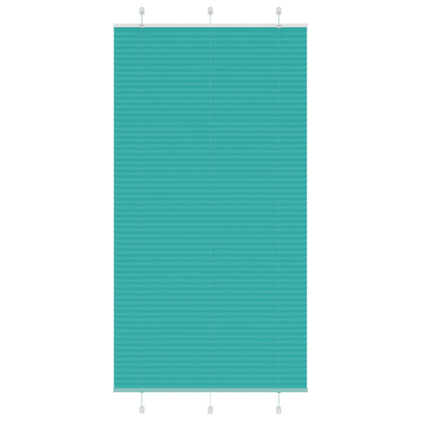 Estor Plisado verde petróleo 100x200 cm Tela Ancho 99.4 cm D