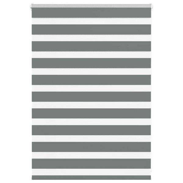 Estor cebra gris oscuro tejido ancho 105.9 cm poliéster D
