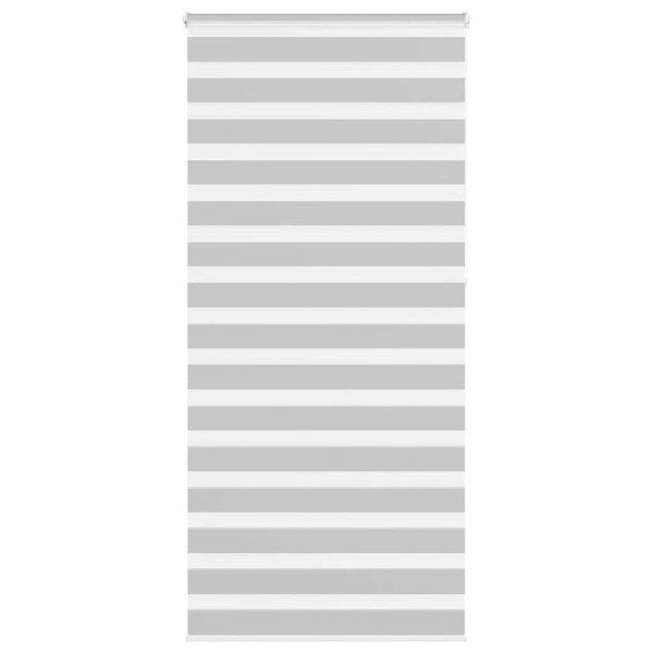 Estor cebra gris claro 105x230cm tejido ancho 100.9cm poliéster D
