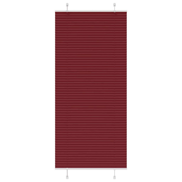 Estor Plisado rojo burdeos 90x200 cm Tela Ancho 89.4 cm D