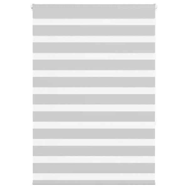 Estor cebra gris claro 115x150cm tejido ancho 110.9cm poliéster D