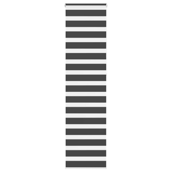 Estor cebra negro 50x230 cm tejido ancho 45.9 cm poliéster D