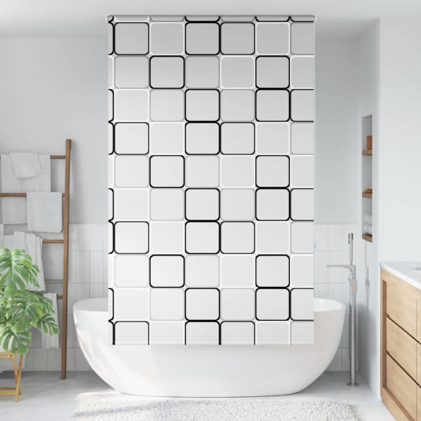 Estor enrollable para ducha tela 130x240 cm ancho 126 cm D