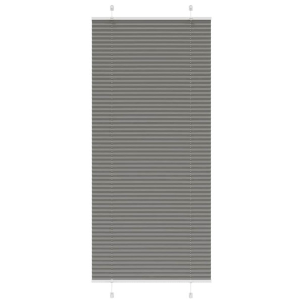 Estor Plisado Antracita 100x200 cm Tela Ancho 99.4 cm Poliéster D