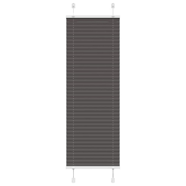 Estor Plisado negro 40x100 cm Tela Ancho 39.4 cm Poliéster D