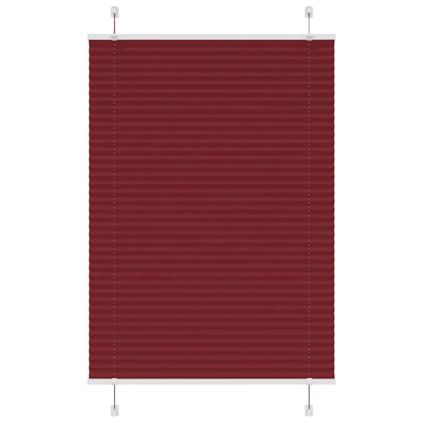 Estor Plisado rojo burdeos 95x100 cm Tela Ancho 94.4 cm D