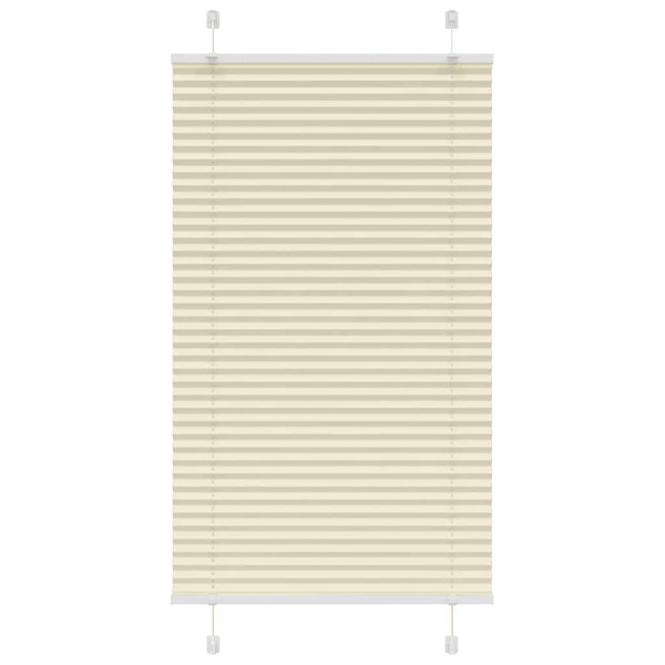 Estor Plisado crema 70x150 cm Tela Ancho 69.4 cm Poliéster D