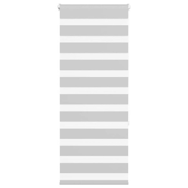 Estor cebra gris claro 65x150 cm tejido ancho 60.9 cm poliéster D