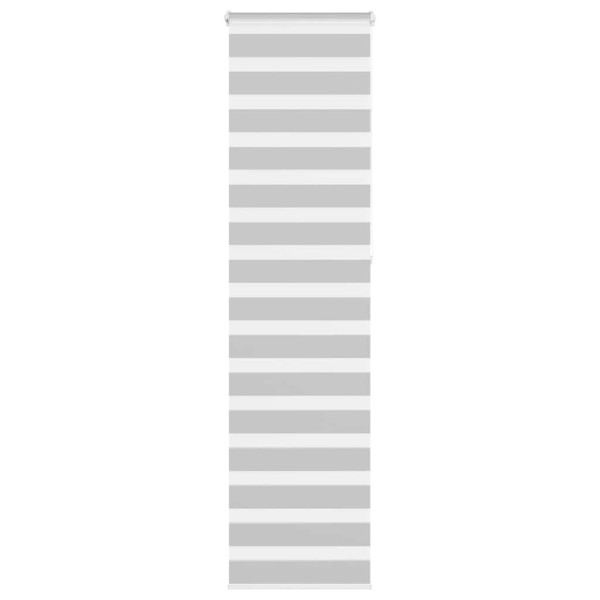 Estor cebra gris claro 65x230 cm tejido ancho 60.9 cm poliéster D