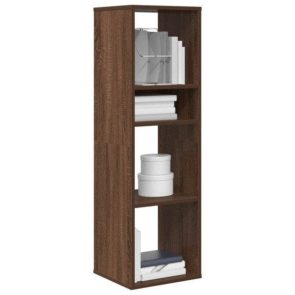 Estantería madera de ingeniería color marrón roble 34x31x112 cm Estantería madera de ingeniería color marrón roble 34x31x112 cm D