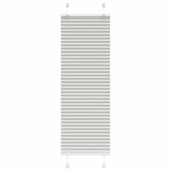 Estor Plisado gris claro 40x150 cm Tela Ancho 39.4 cm Poliéster D