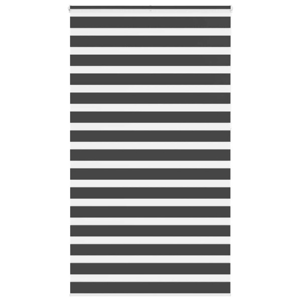 Estor cebra negro 135x230 cm tejido ancho 130.9 cm poliéster D
