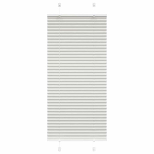 Estor Plisado gris claro 60x100 cm Tela Ancho 59.4 cm Poliéster D