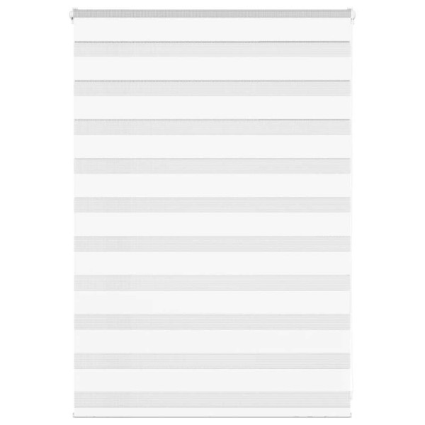 Estor cebra blanco 105x100 cm tejido ancho 100.9 cm poliéster D
