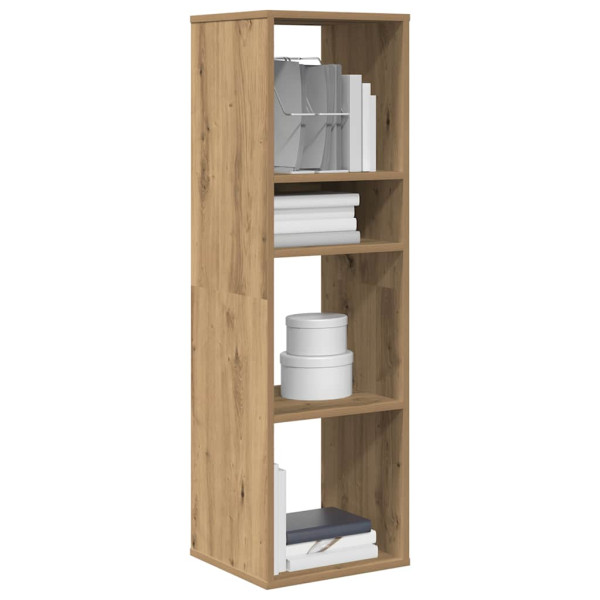 Estantería de madera ingeniería roble artisan 34x31x112 cm Estantería de madera ingeniería roble artisan 34x31x112 cm D