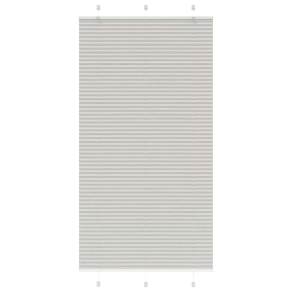 Estor Plisado gris claro 110x200 cm Tela Ancho 109.4 cm D