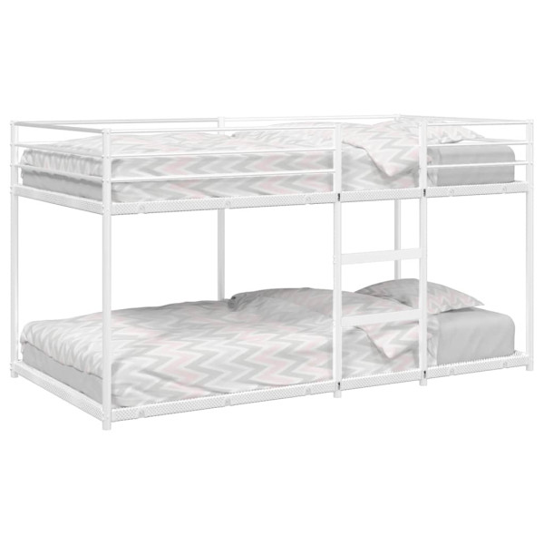 Litera sin colchón acero blanco 75x190 cm Litera sin colchón acero blanco 75x190 cm D