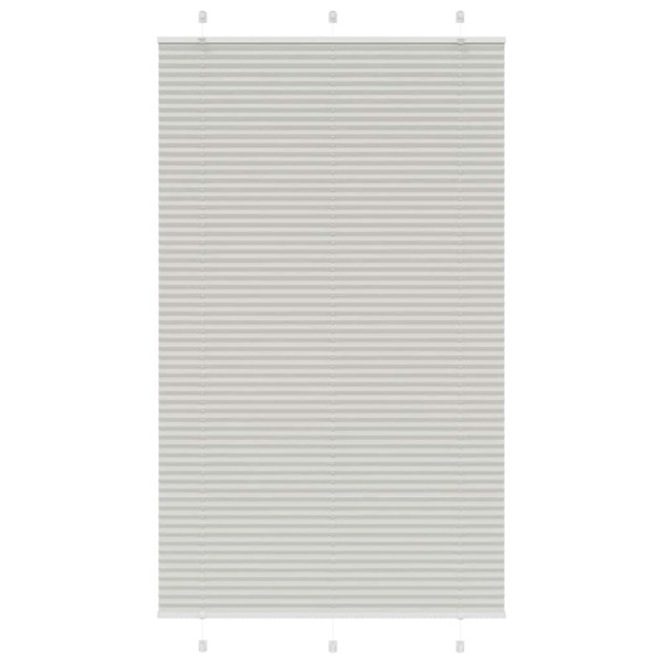 Estor Plisado gris claro 115x200 cm Tela Ancho 114.4 cm D