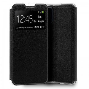 Funda COOL Flip Cover para Samsung G770 Galaxy S10 Lite Liso Negro D